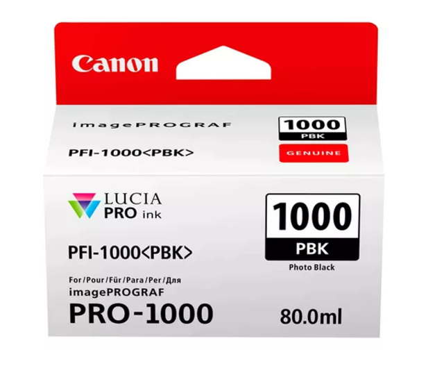 CANON PFI-1000PBK black 80ml 0546C001 - 1222302 - zdjęcie 2